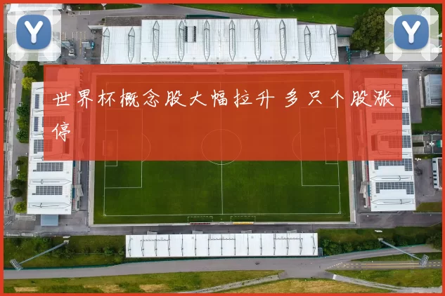世界杯概念股大幅拉升 多只个股涨停